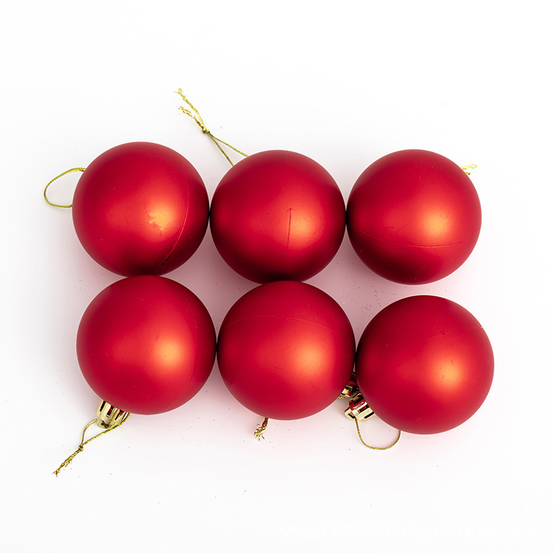 Navidad roja galvanizada bola de color día nacional bola de decoración bola de Navidad personalizada árbol de Navidad bola de decoración