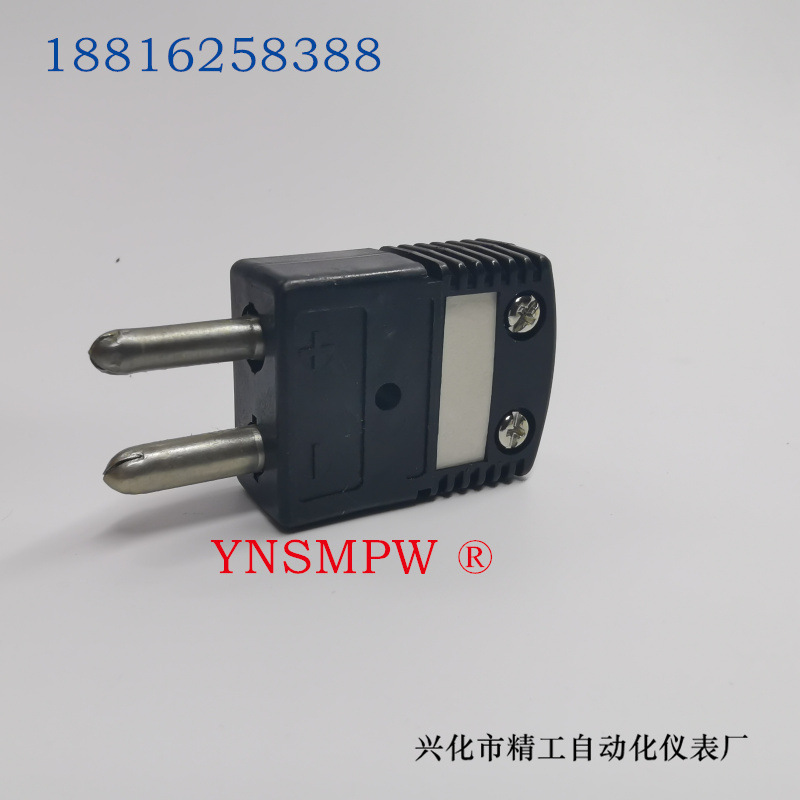 美标高温热电偶OSTW-J-M/F大黑插头USPJ-J-F面板公母传感器连接器