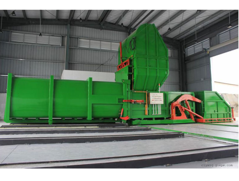 一體兩箱垃圾壓縮收集中轉站