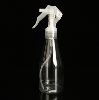 200ml transparent white black pet Spray bottle 200 Milliliter Little Mouse Spout Hand button spray bottle Spray bottle