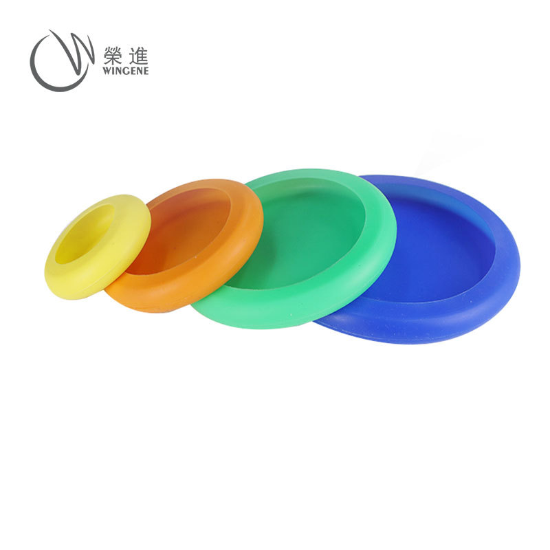 originality Fresh keeping film seal up fruit Vegetables kitchen silica gel Wangai stretching silica gel Lids 4 sets