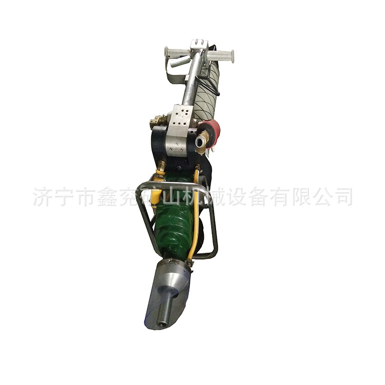 The overall layout of the pneumatic anchor rod drilling rig is…