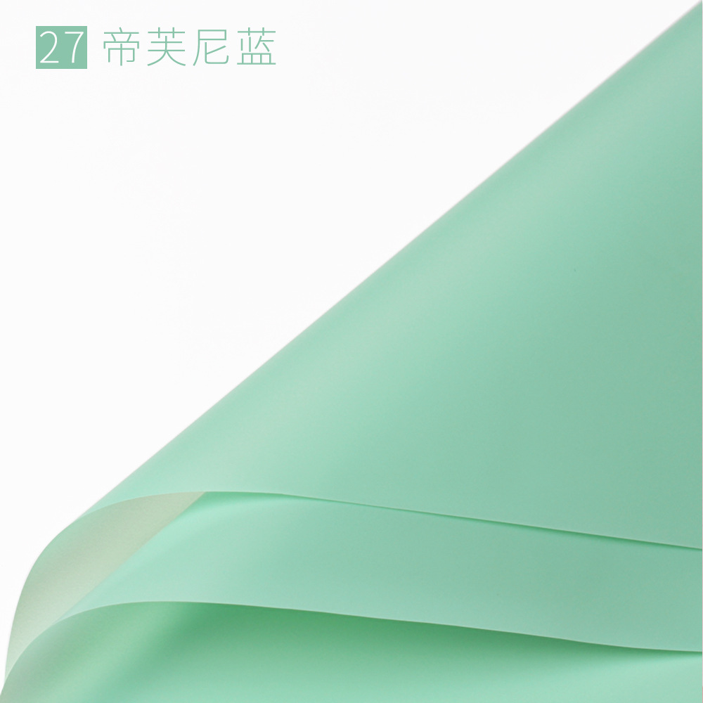 Flower Party Factory al por mayor papel mate de color sólido translúcido papel de embalaje de flores papel de embalaje de flores floristería papel de material de embalaje