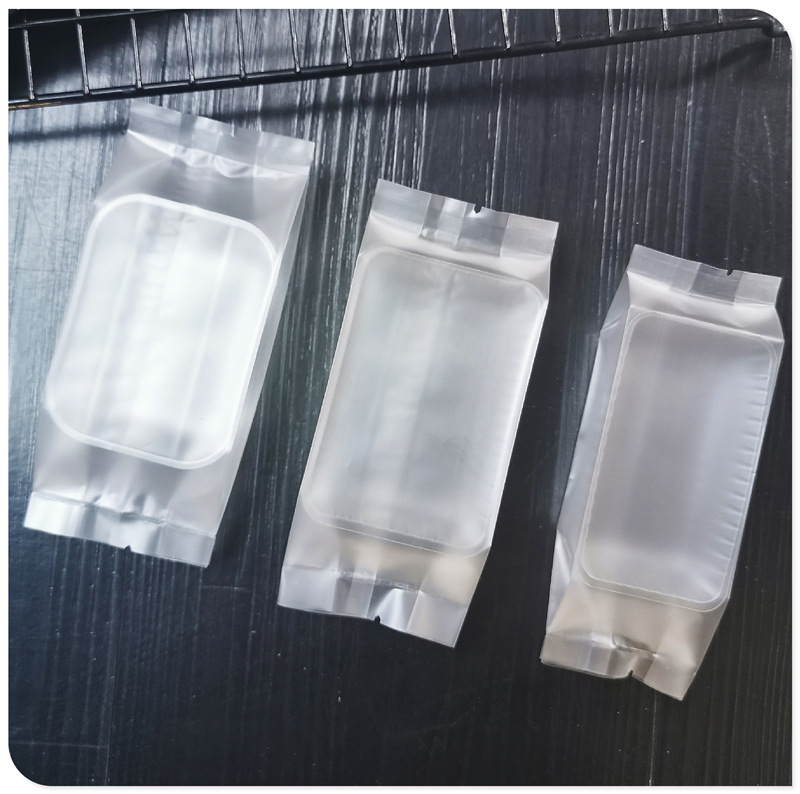 Pastel de piña bolsa de embalaje bolsa de plástico bolsa de galletas pastelería sellado de calor para hornear embalaje PP bolsa esmerilada 100 piezas