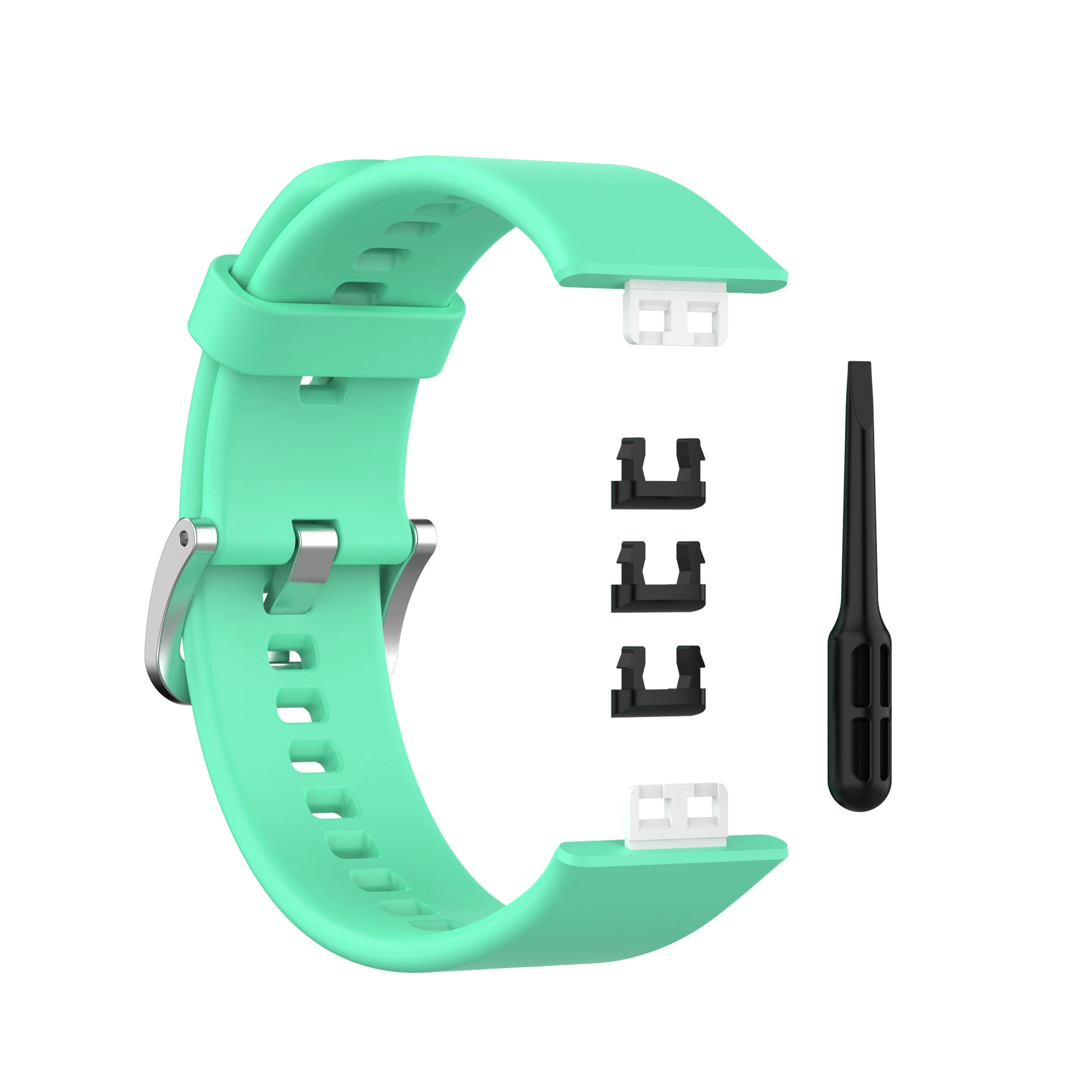 Силиконовый ремешок для часов (Huawei) Watch Fit, силикон медицинского класса, пряжка из нержавеющей стали, 14 цветов