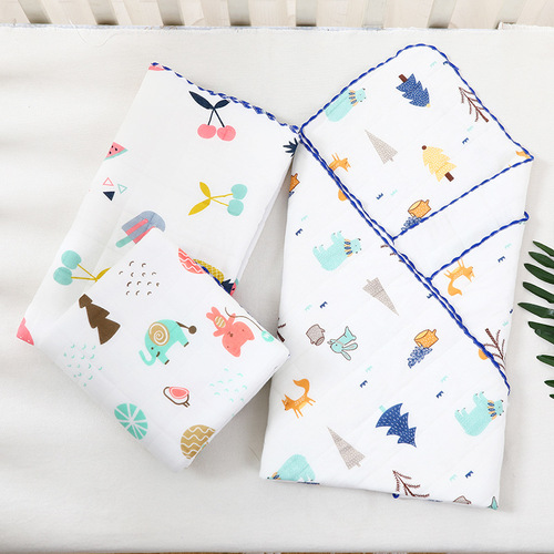 Newborn Baby Wrap Cotton Pouch for Premature Baby Hospital Pack Cloth Swaddle Blanket with Fleece Warmer Baby Cover