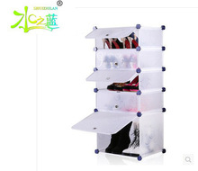 厂家直销现代简易组合鞋柜 塑料收纳柜 简约时尚防尘组装柜
