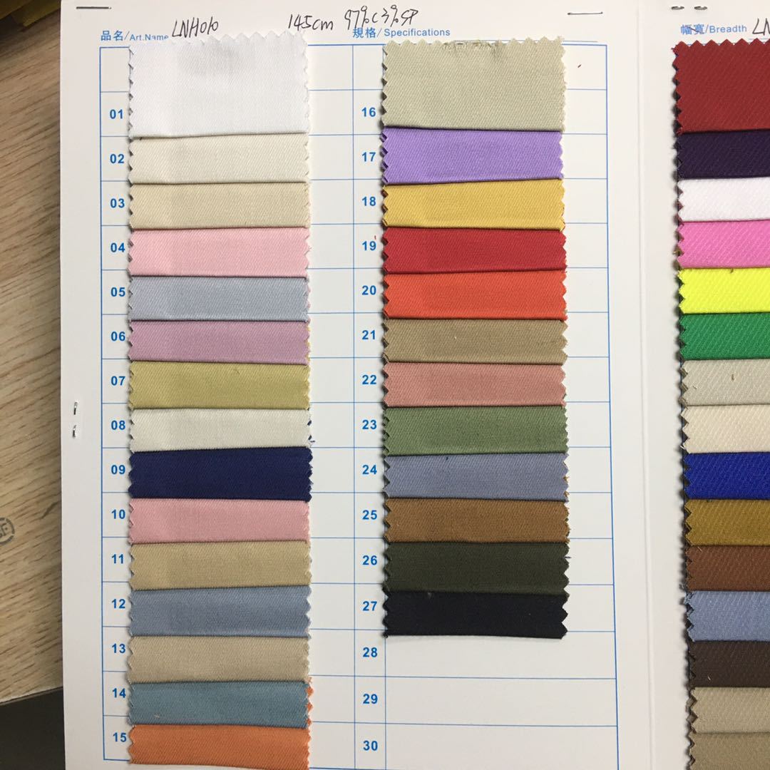 Cotton Elastic force Denim Elastic force 21*21 Bamboo Elastic force leisure time trousers Latest fashion Fabric