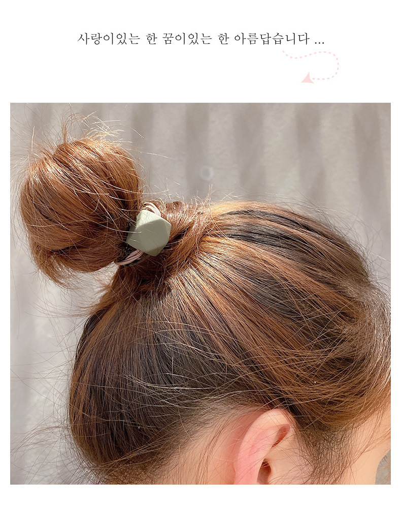 Chouchou coren cheveux acrylique corde  cheveux femmes cheveux cravate bande de caoutchouc fille cheveux anneau creux strass corde ttepicture115