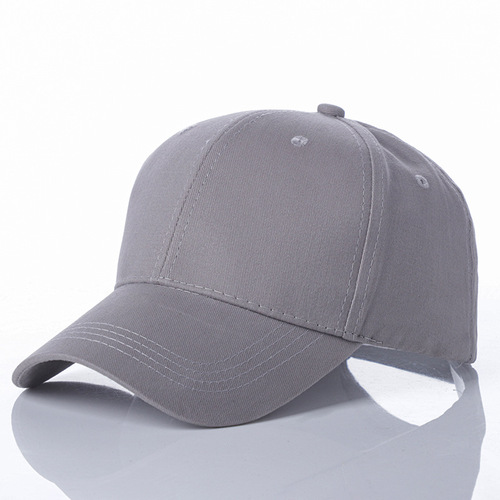 Manufacturer wholesale Korean version baseball cap solid color sun protection baseball cap embroidery logo light board travel advertising hat printing