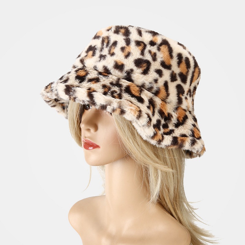 Women's Fashion Leopard Wide Eaves Bucket Hat display picture 6