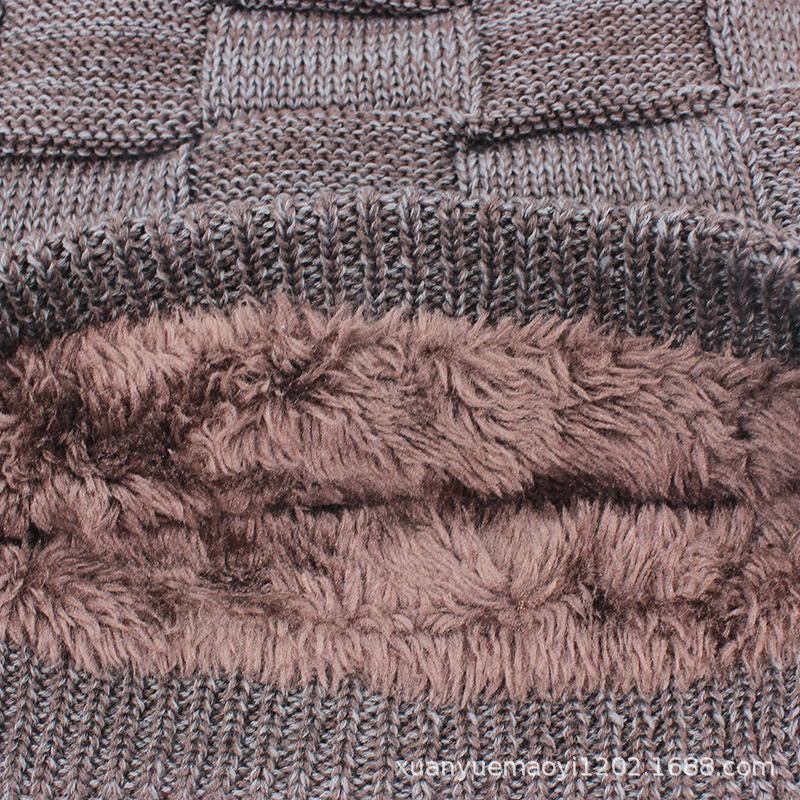 Knitted Beanie Hat For Men And Women, Thick Windproof Winter Cap_voghion.com