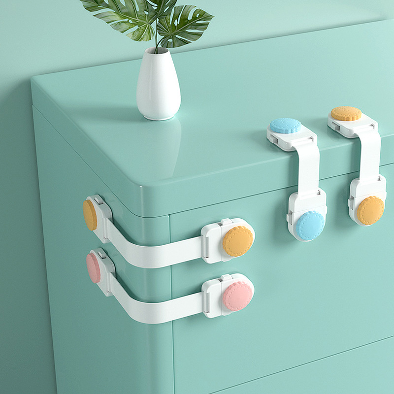 20.5 biscuit Extension baby protect Cabinet door Refrigerator lock Bend Drawer children Supplies