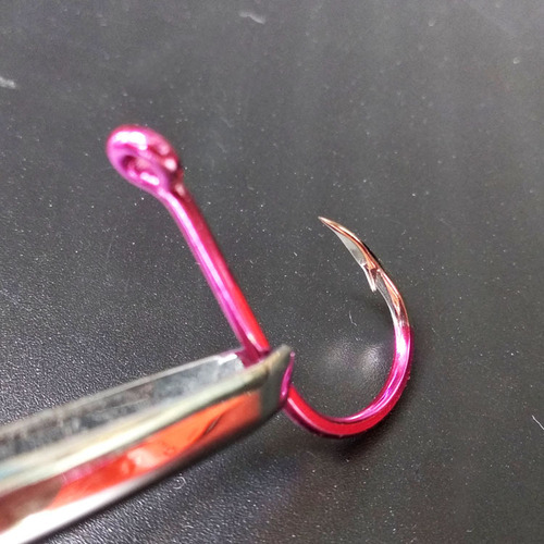 Sea fishing hooks imported from Japan, special grade purple purple electric tubes, hooks with barbs, large packaging for sea fishing