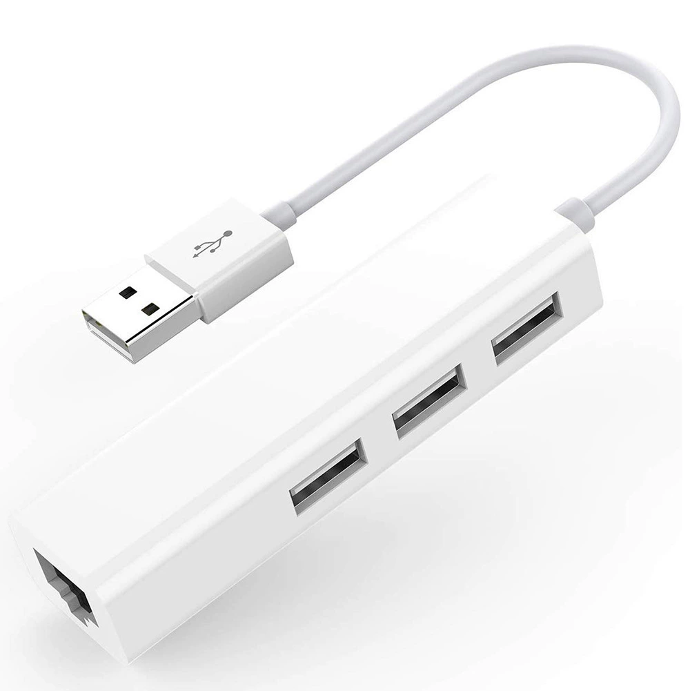 Карта сети USB 2.0 100M B09 free-drive + трехпортовый концентратор расширенный полупроводник 100M RJ45 сетевой адаптер