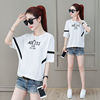 Women's wear 2020 new pattern Korean Edition Easy summer T-shirts grey have cash less than that is registered in the accounts Short sleeved printing half sleeve T-shirt