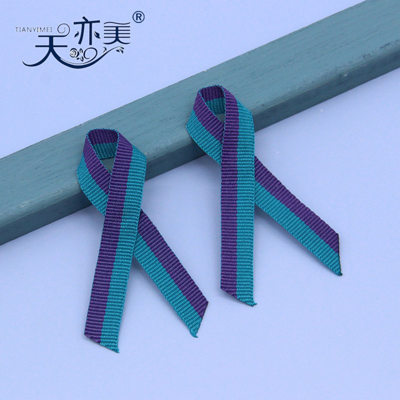 Tianyi Mei 1cm Cinta Azul promocional varias actividades muñeca cinta decorativa cinta arco