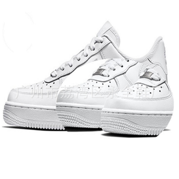 AF1 Putian shoes factory Direct selling Air force one Low Leather Versatile Lovers money motion skate shoes On behalf of