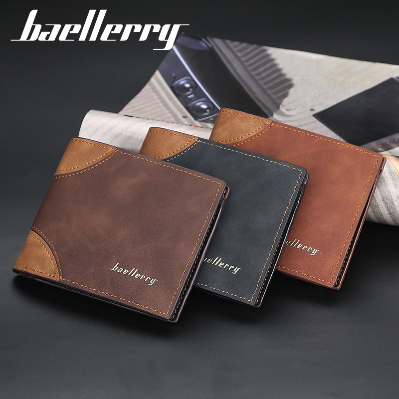 Men'S Short Korean Thin Multi Card Zero Fashion Horizontal Open Soft Wallet