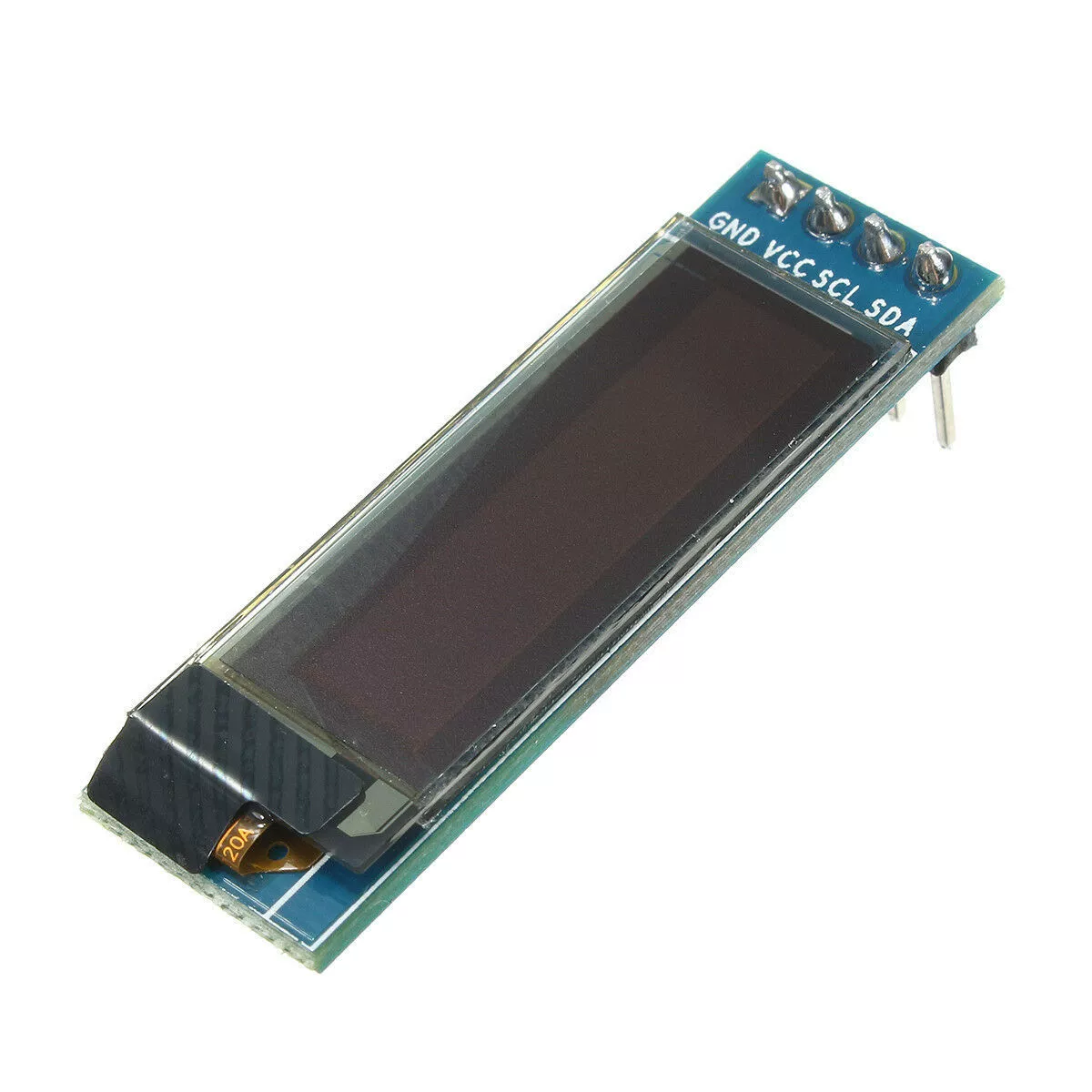 0.91" OLED-модуль с I2C, 128×32 OLED-дисплей, совместим с 3.3V–5V