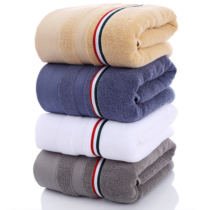 Bath towel cotton kit home gift bath towel custom thick soft water absorbent cotton bath towel beach towel