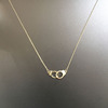 Trend handcuffs, necklace, fashionable pendant, European style, simple and elegant design