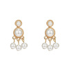 Retro earrings from pearl, 2022 collection