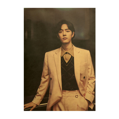 【E208】肖战D款 高清牛皮纸明星海报 家居酒吧装饰画