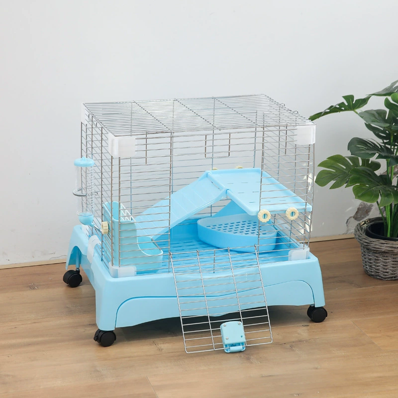 Оптовая продажа фабрики любимчика Бур Роскошная клетка кролика ящик клетка кролика легкая чистка анти-спрей мочи клетка морской свинки