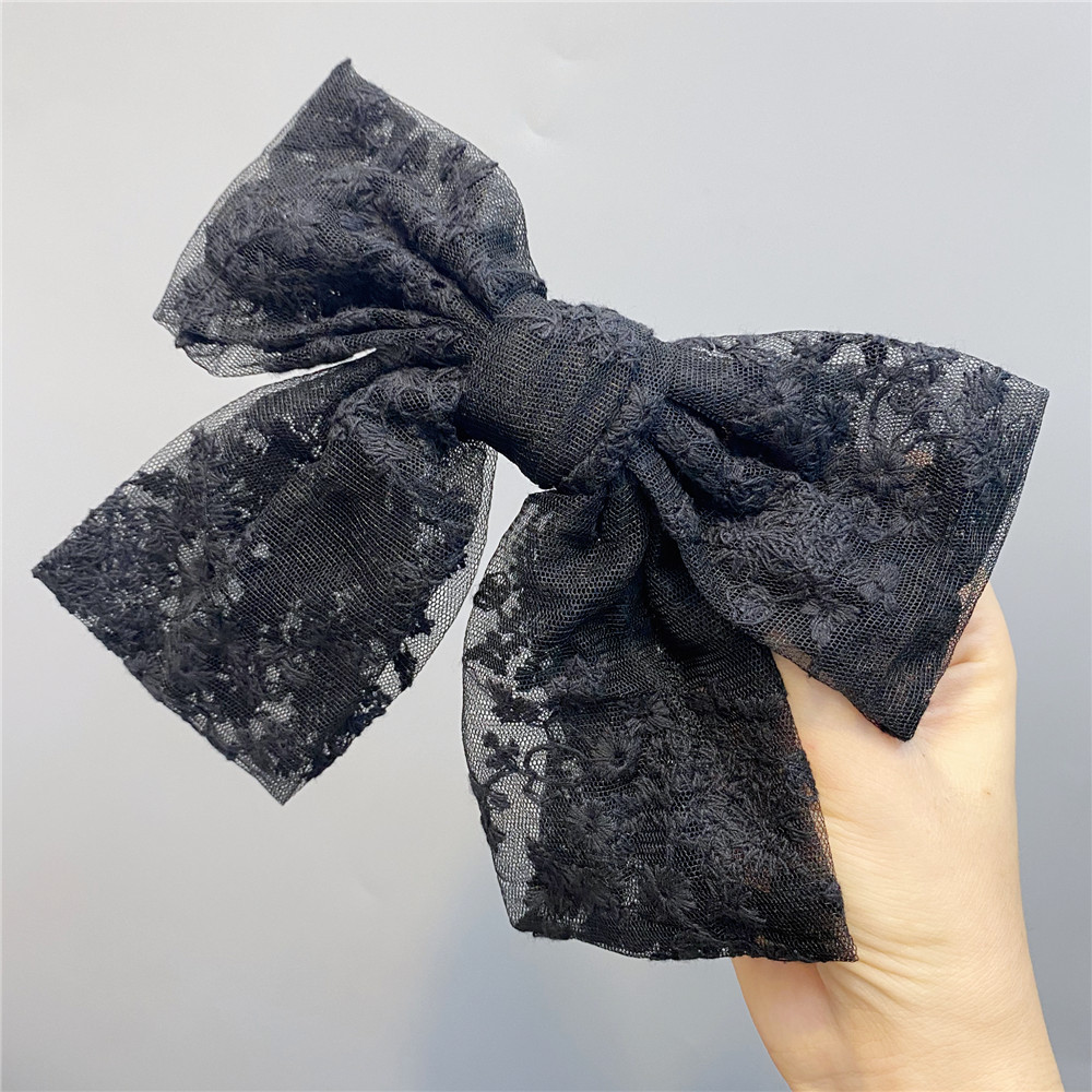 Big Lace Double Bow Hairpin  display picture 14