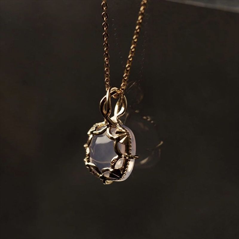 薰衣草紫晶吊坠