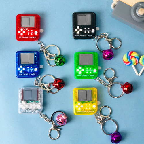 Children's handheld mini Russian game machine nostalgic toy puzzle stress relief school stationery store hot sale 