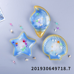 Delighted DIY Droplet Jelly Mold Items 3 Styles Plates Starfish Snail Shell Mold Silicone Making