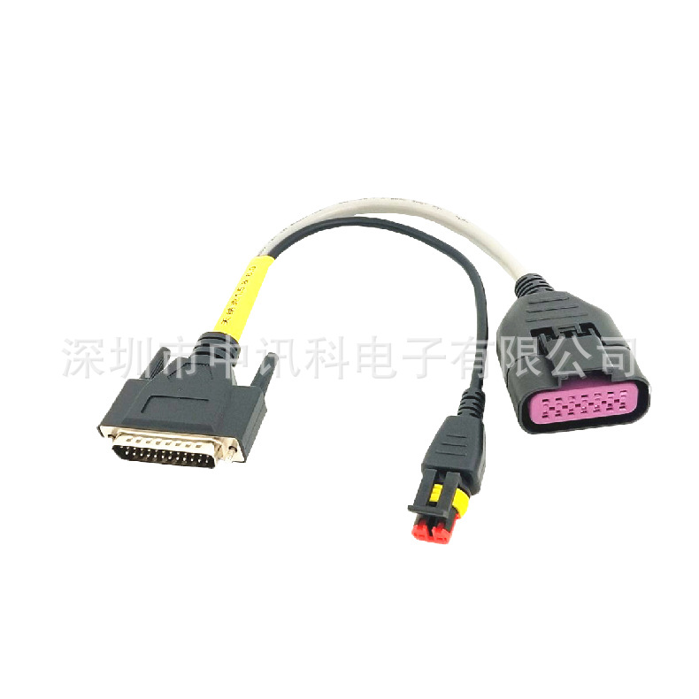 源头厂家 柴油发动机4P阳接头至4P阴尿素泵线束插头