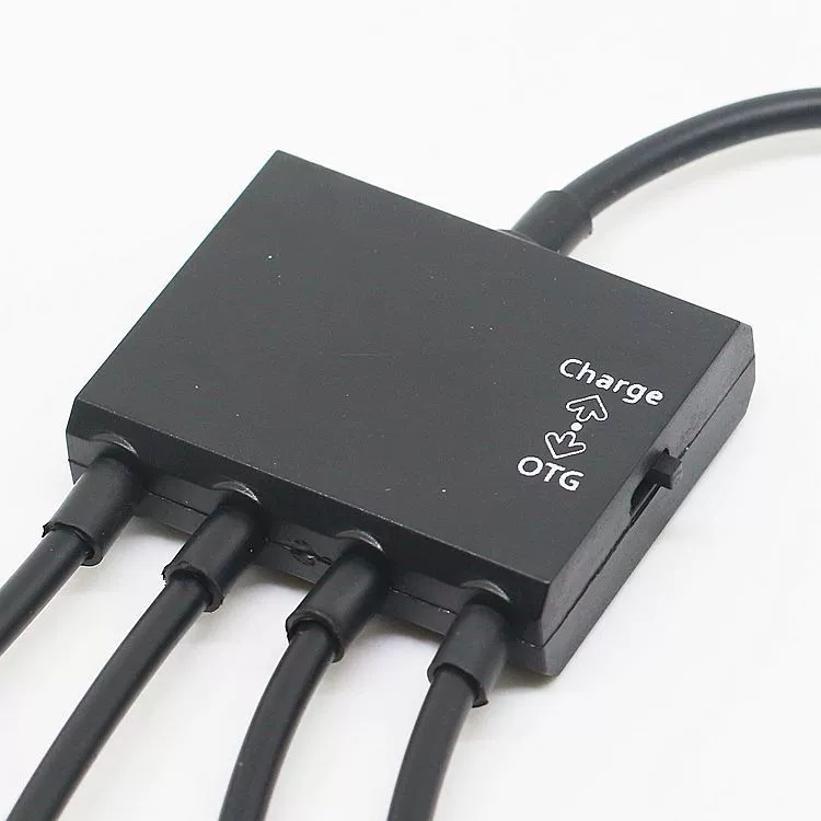 OTG Micro USB ХАБ, один провод four мобильных телефонов мультимодальный OTG USB 2.0
