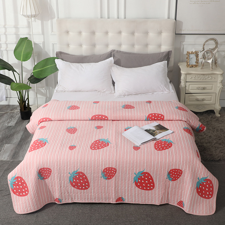 厂商直供全棉水洗床盖（夏被）