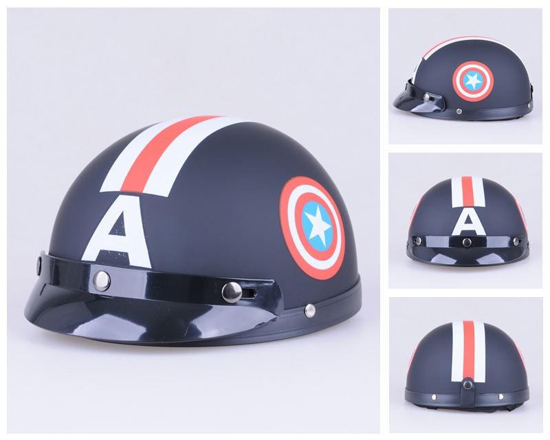Cross-Border Motorcycle Electric Helmet for Men and Women, Cute Half Helmet, Lightweight with Neck Warmer, Safety Helmet, All-Season Hat