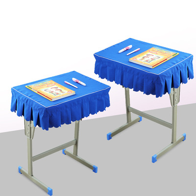 Solid Primary and secondary school students School Writing Desk tablecloth 40*60 The skirt Edge strips Desk Table covers