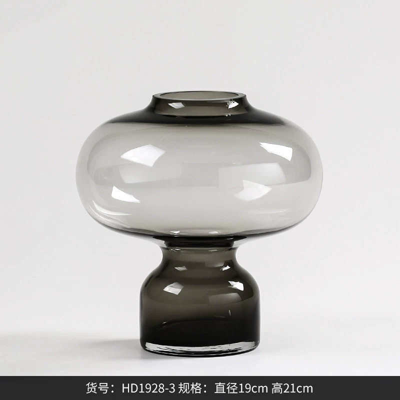 Glass geometric decorations, home decor, simple and elegant design