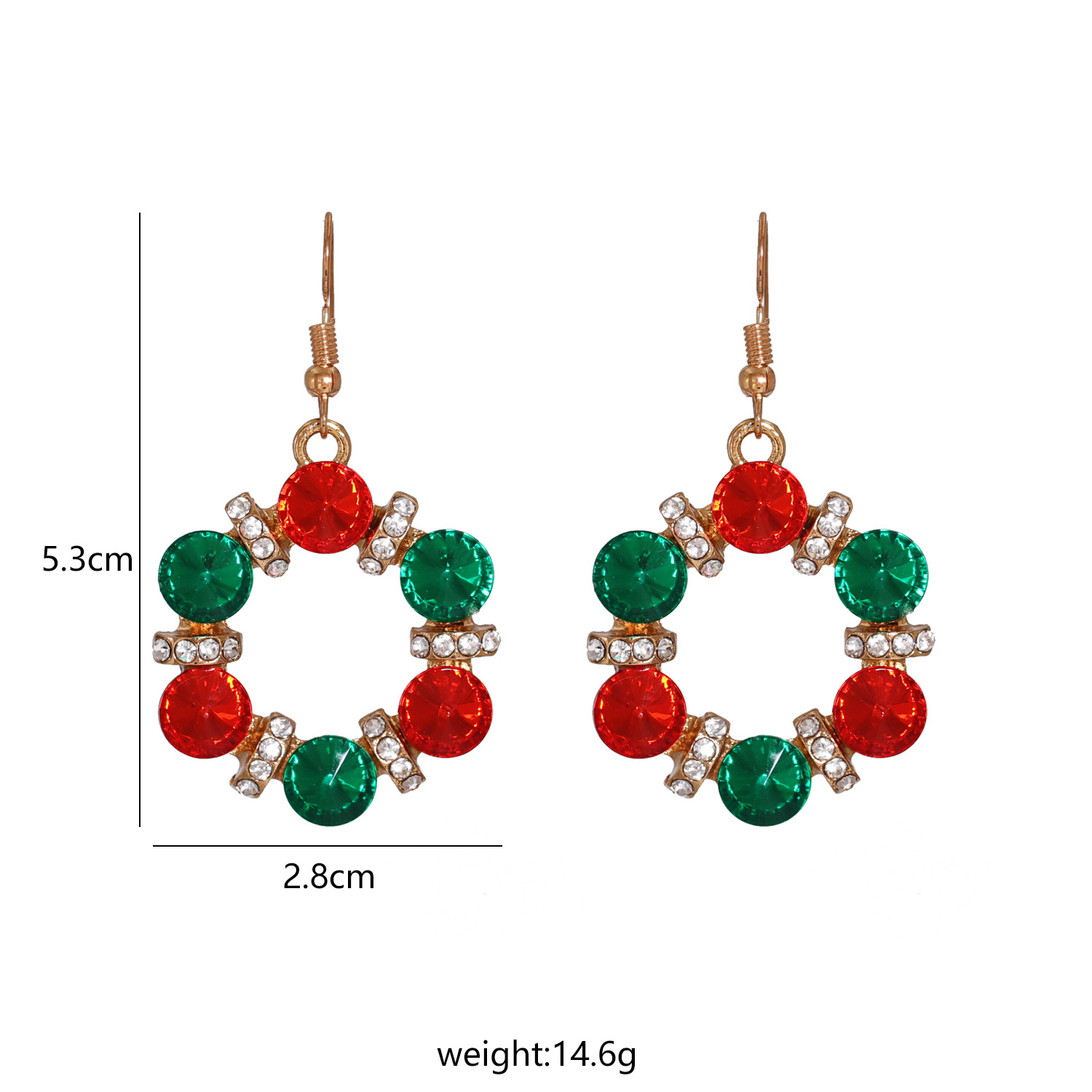 Creative Alloy Geometric New Earrings display picture 1