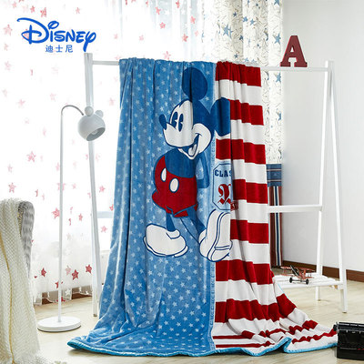 Disney thickening Blanket quilt winter Single Double Coral Carpet double-deck children Lay down law blanket