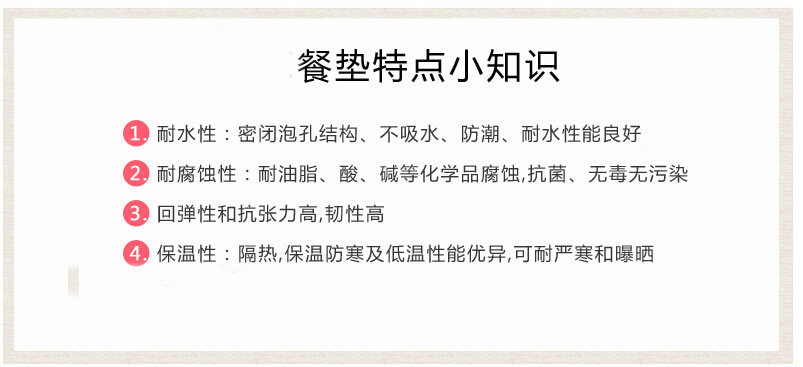 厂家直销 竖条流苏金属色特斯林PVC西餐垫防滑隔热主题餐厅餐垫详情图7