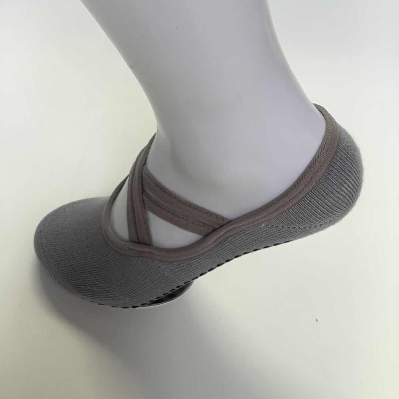 Cross-Tie Yoga Socks, Boat Socks, Pilates Shock-Absorbing, Non-Slip, Wear-Resistant, Non-Falling, Versatile, Pure Cotton, Casual, Sweat-Absorbent