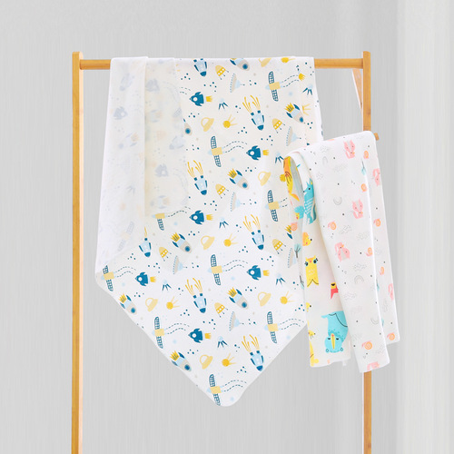 Foreign trade summer thin baby blanket newborn baby blanket swaddle gauze blanket