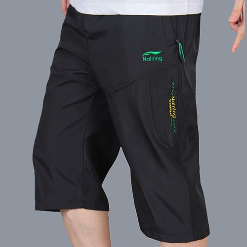 Summer casual shorts for men, summer men's cropped pants, men's casual pants, fitness pants, loose sports pants, men's beach pants