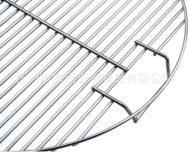 跨境定制亚马逊户外野餐炭炉美式烤炉圆形烧烤网架蛋糕面包冷却架