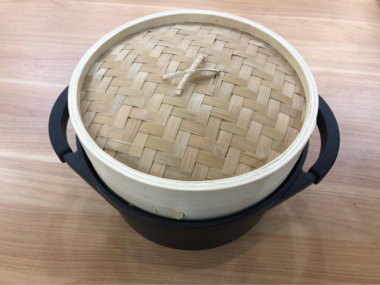 Factory direct sales, pure hand-woven bamboo steamer, Hong Kong-style dim sum steamer, pastry steamer rack detail image 2
