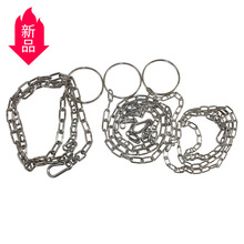 不锈钢金属狗链宠物牵引绳训犬不锈钢链条宠物链条加工定制