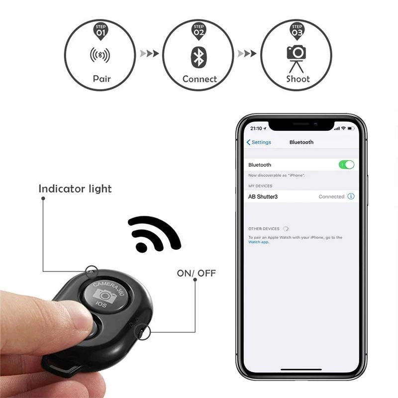 Ручной телескопический штатив, телефон, камера, Bluetooth, пульт дистанционного управления