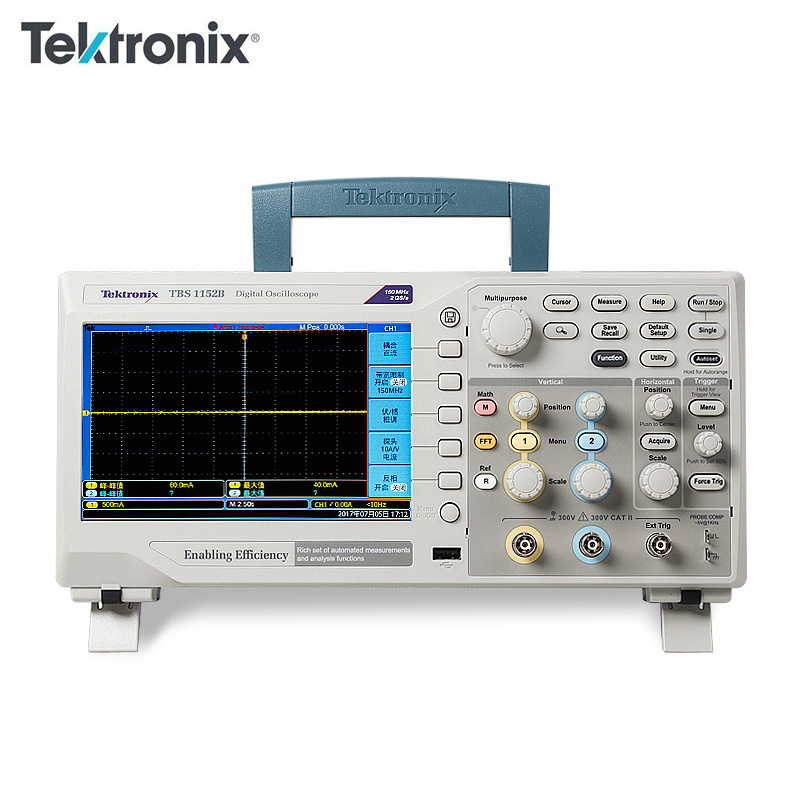 泰克示波器100M数字存储示波器TBS1102B TBS1072B 1152B 1202B